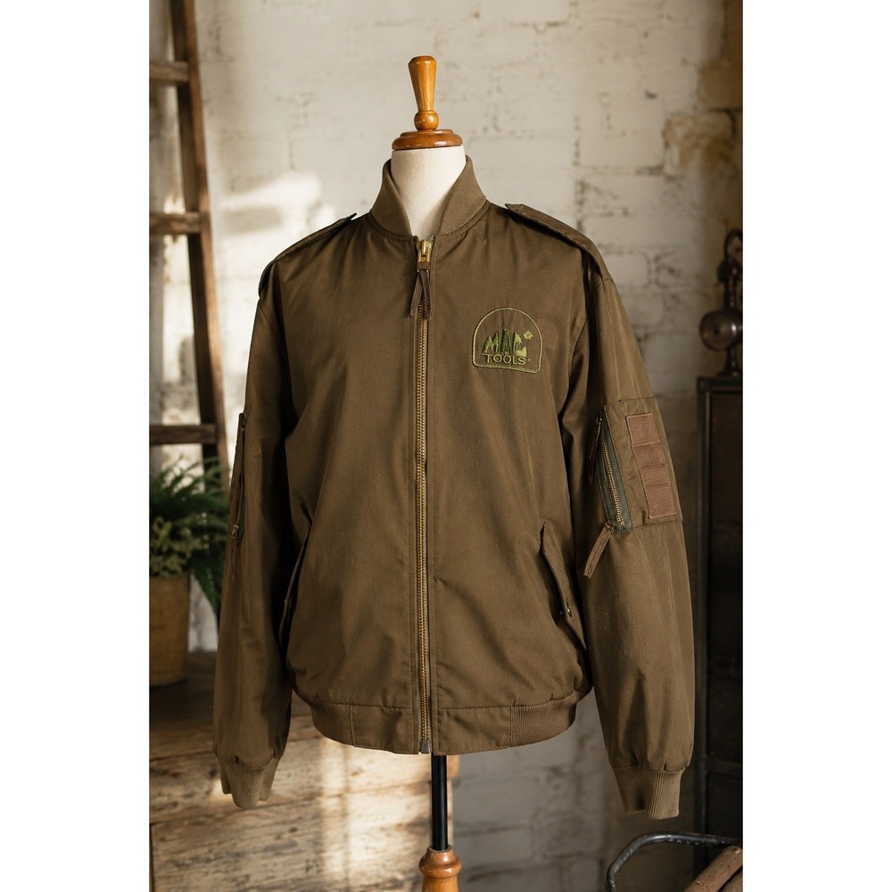 MAC Tools Made in Canada Utility‎ Bomber Jacket 90s–Y2K Workwear Streetwear L